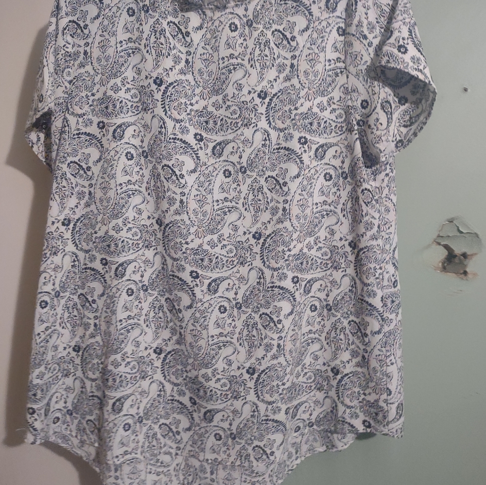 Andree by unit size small‎ paisley blouse